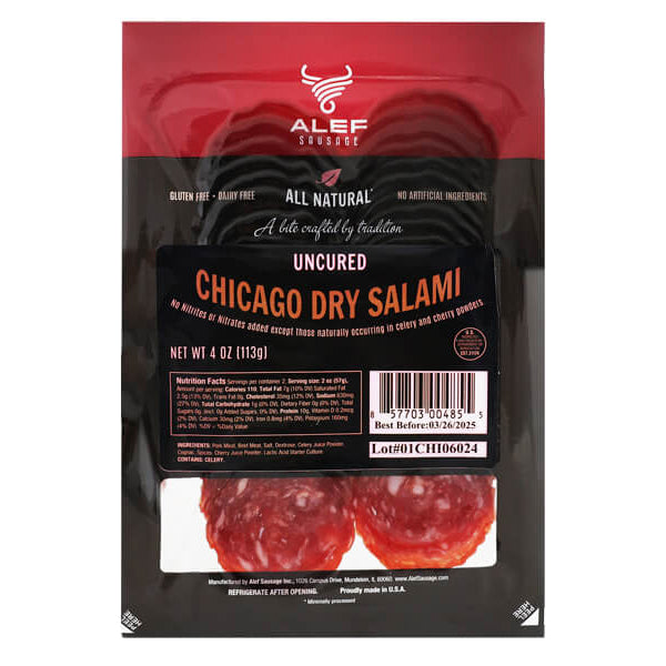 Salami Dry Chicago – Sliced – 3.99 oz (113gr)